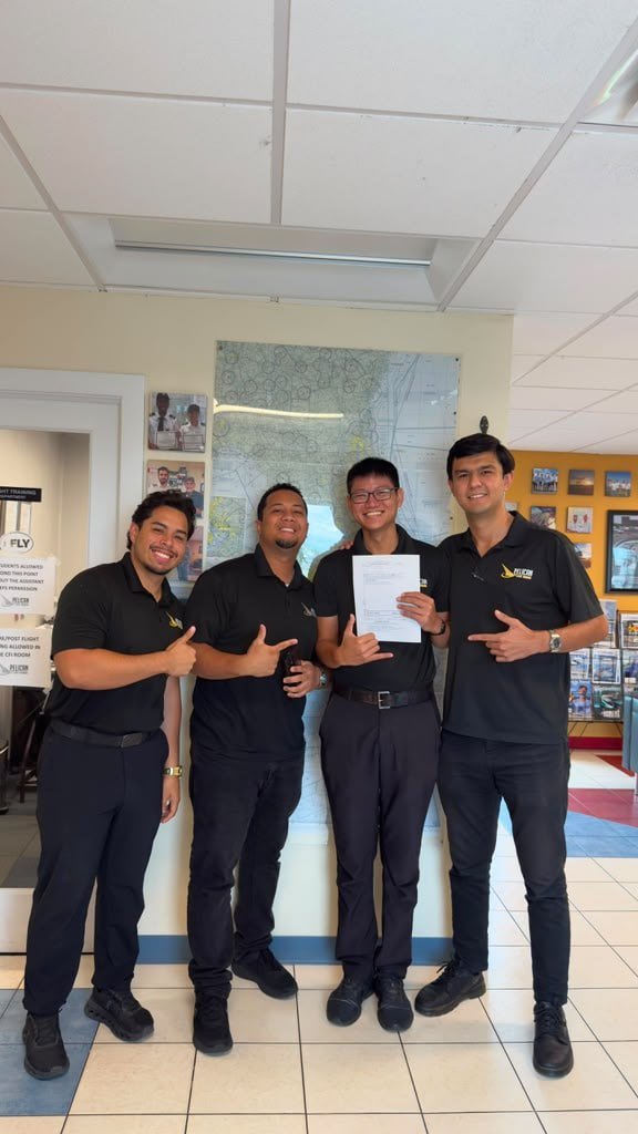 Davy Xing Lim FAA Gold Seal Flight Instructor with the Pelican Flight Training team
