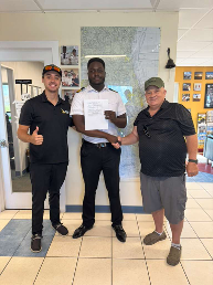 Marcel Montrichard from Trinidad and Tobago